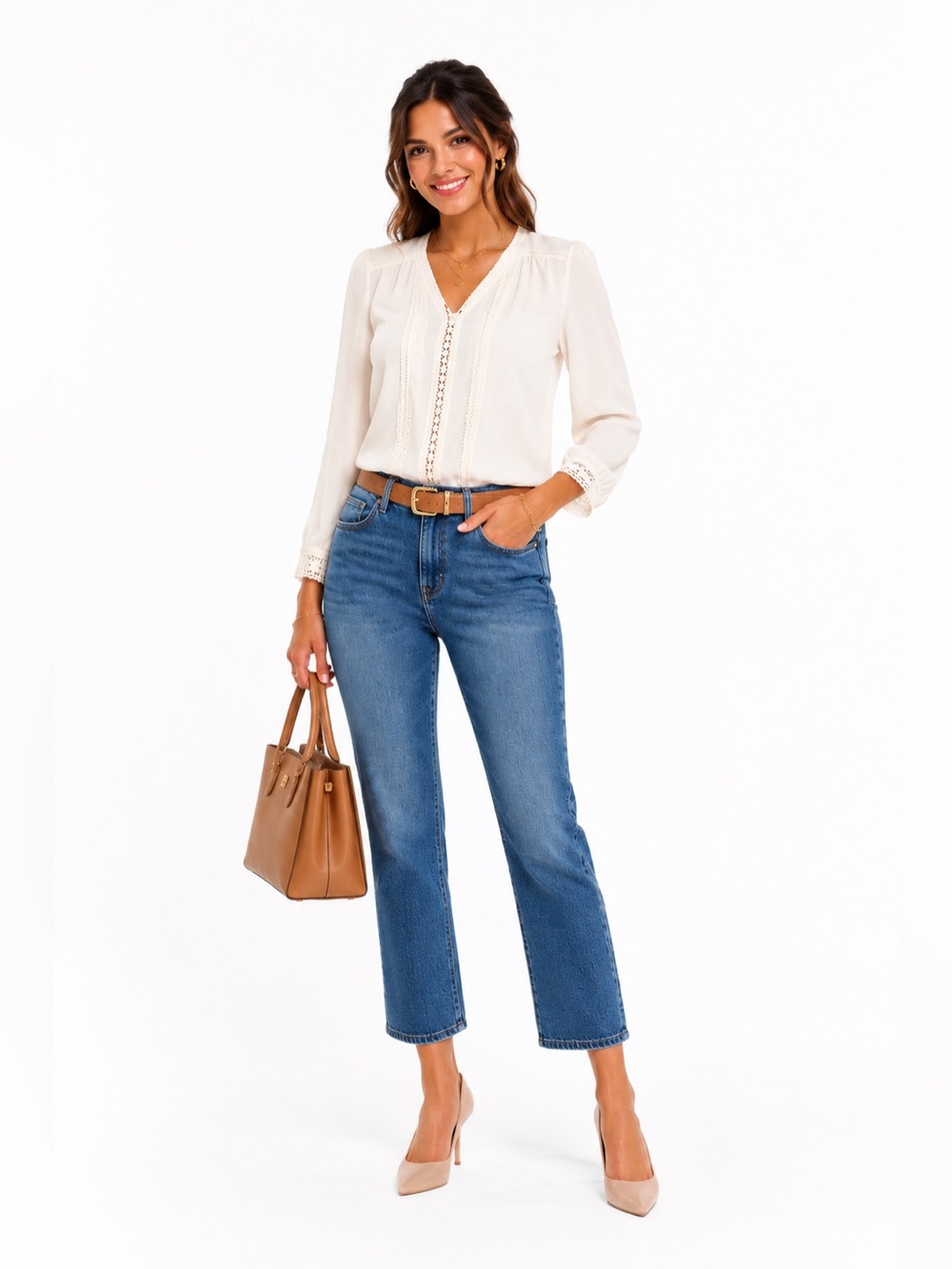 Ted Baker Cream Blouse